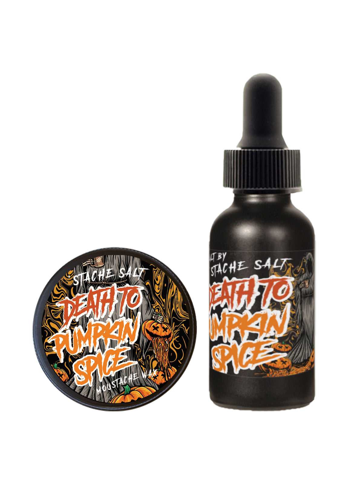 Death 2 Pumpkin Spice Beard &amp; Mustache Wax Pack