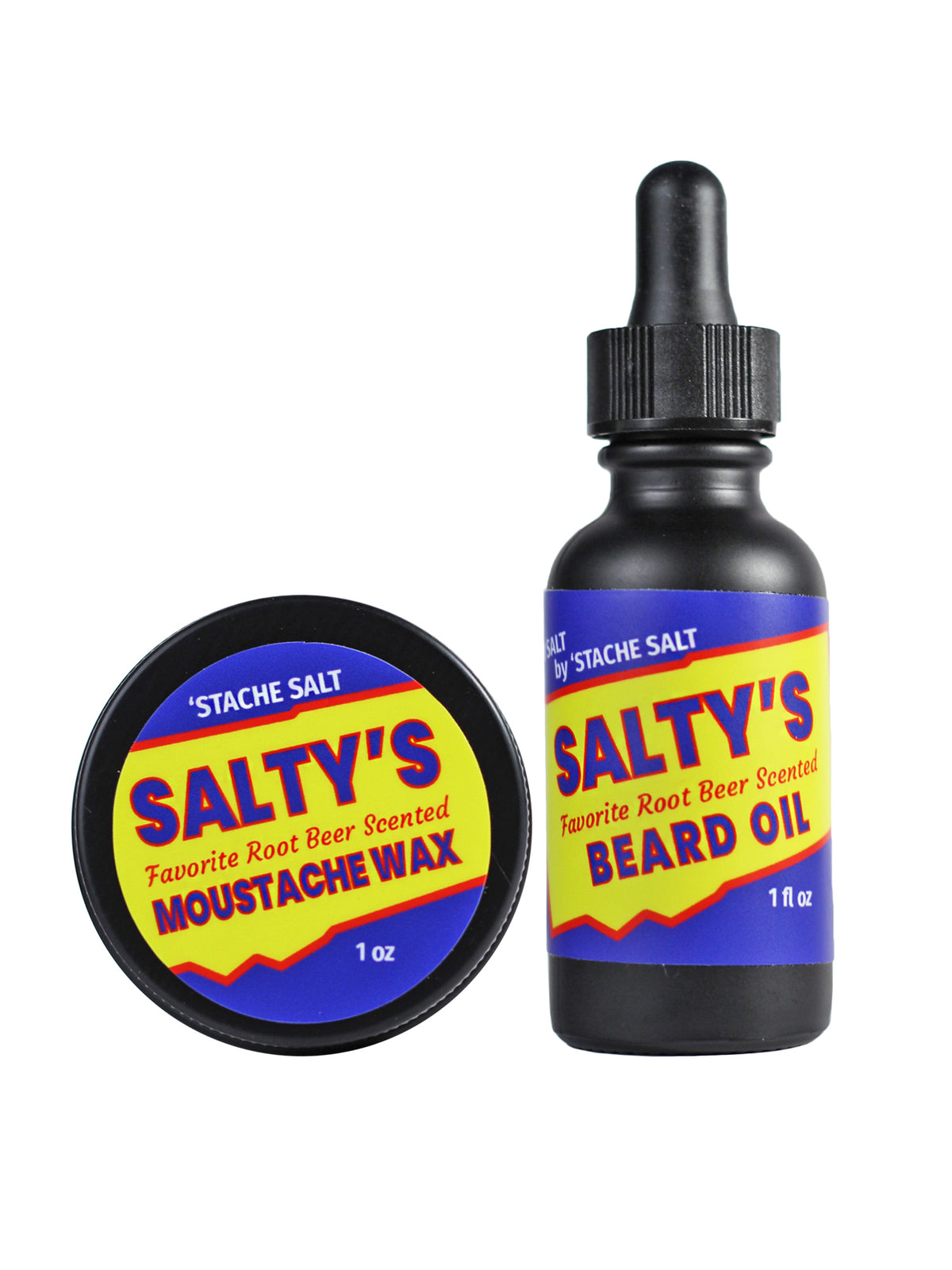 Salty&#39;s Favorite Beard &amp; Moustache Set