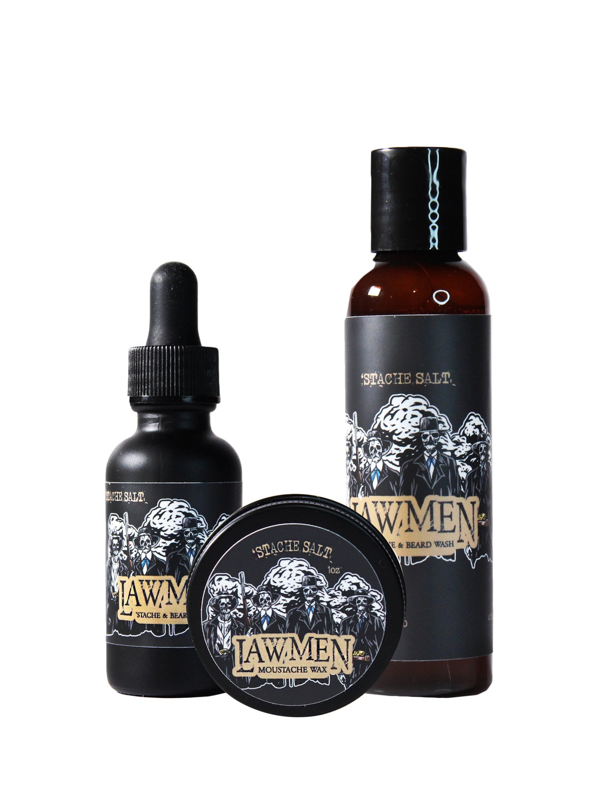 Lawmen &#39;Stache &amp; Beard Set