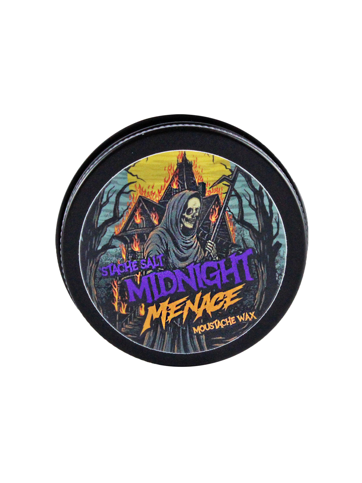 Midnight Menace Moustache Wax - Medium Hold