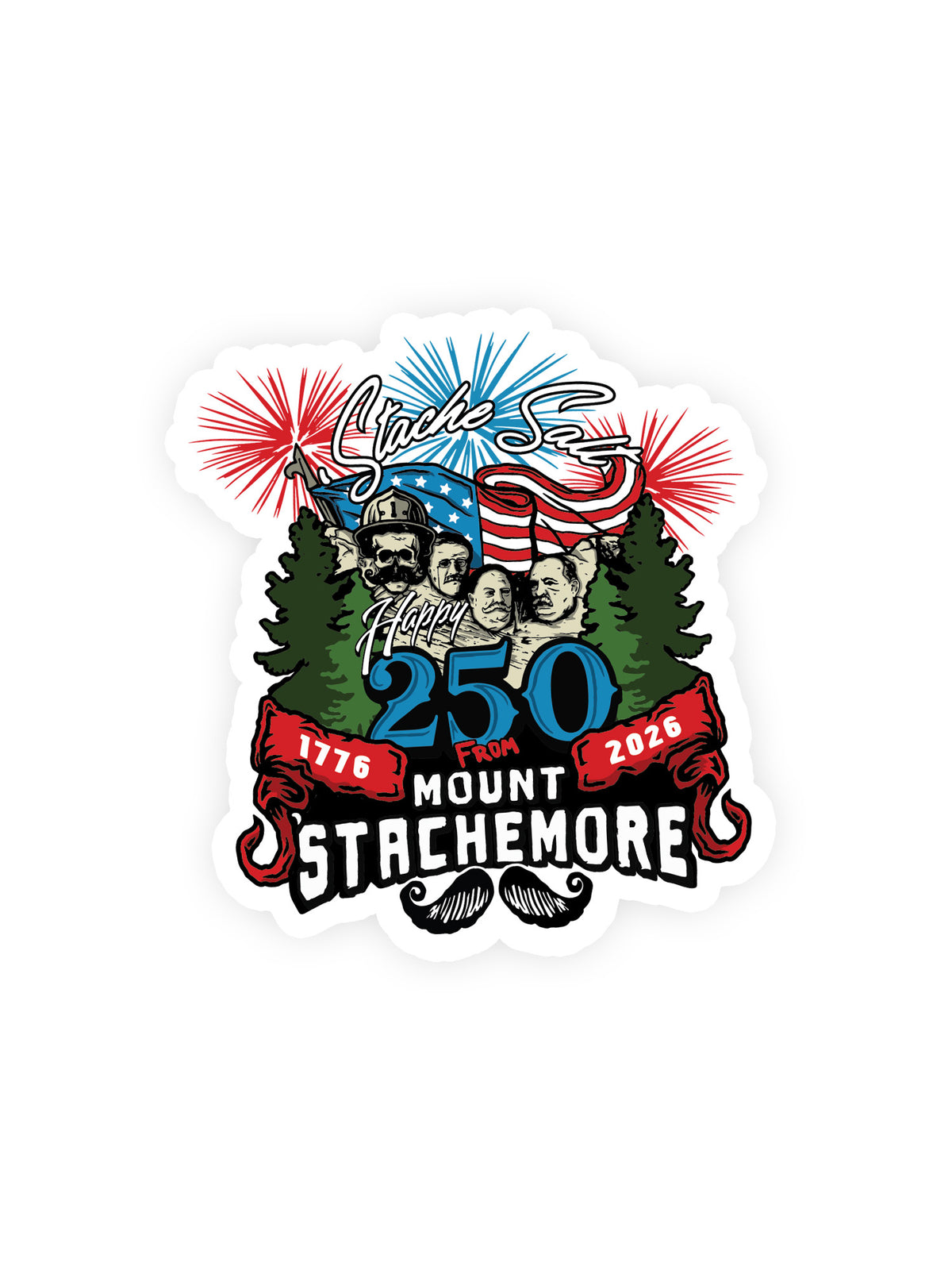 Mount Stachemore Sticker