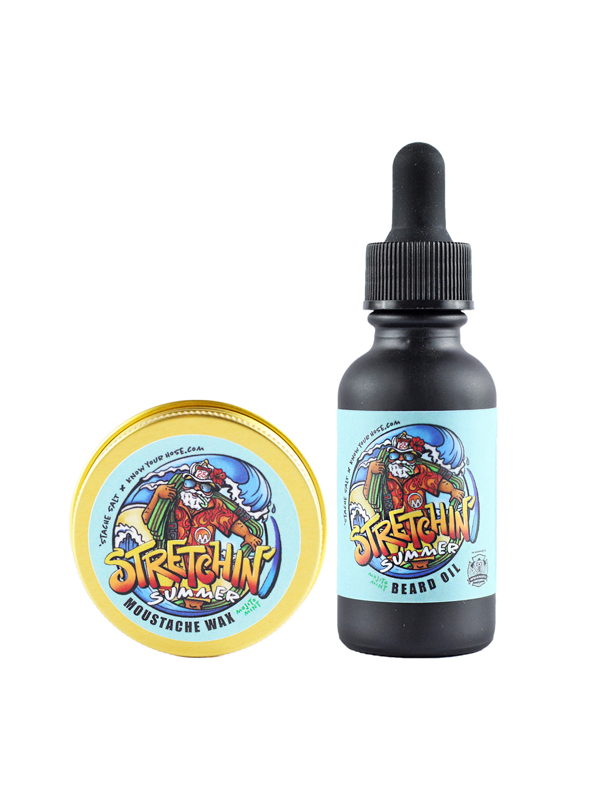 Stretchin&#39; Summer &#39;Stache &amp; Beard Set