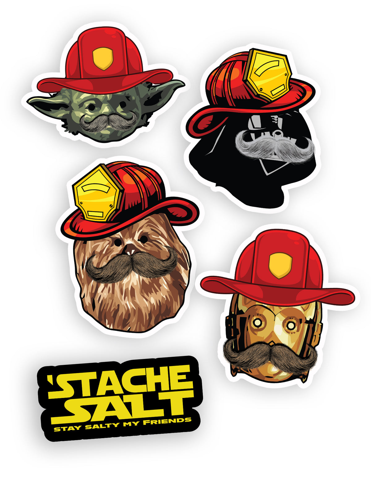 &#39;Stache Wars Sticker Pack