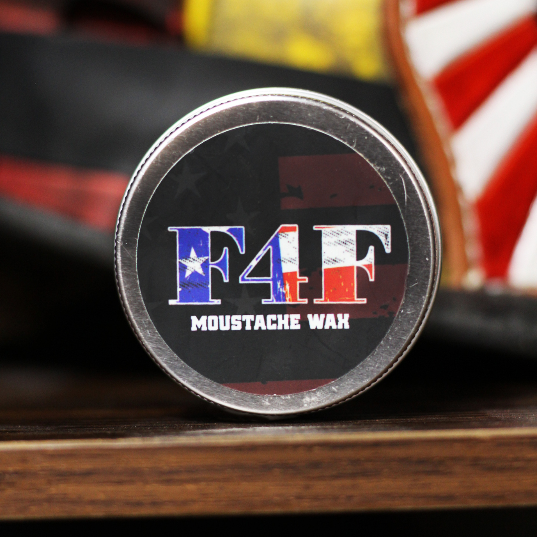 &quot;F4F&quot; Firefighters4Freedom Moustache Wax - Strong Hold