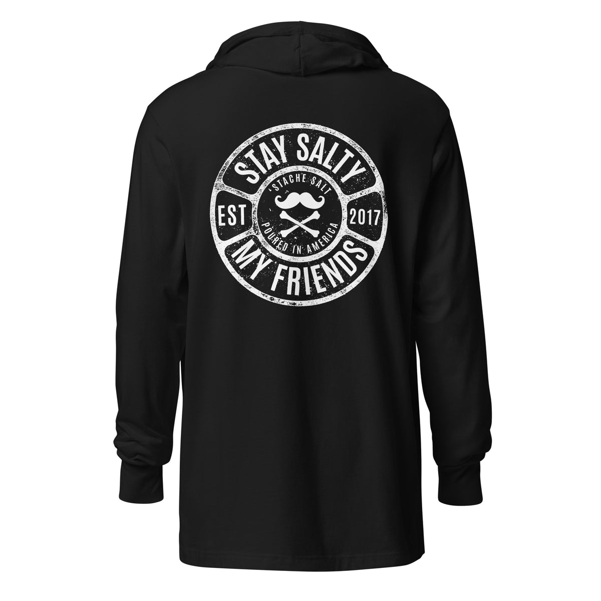 Stamp of Saltiness Hooded Long Sleeve tee