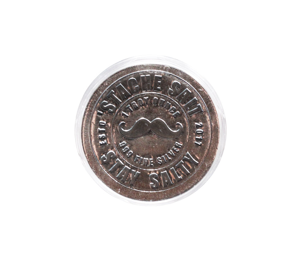 Salty Silver Round Coin
